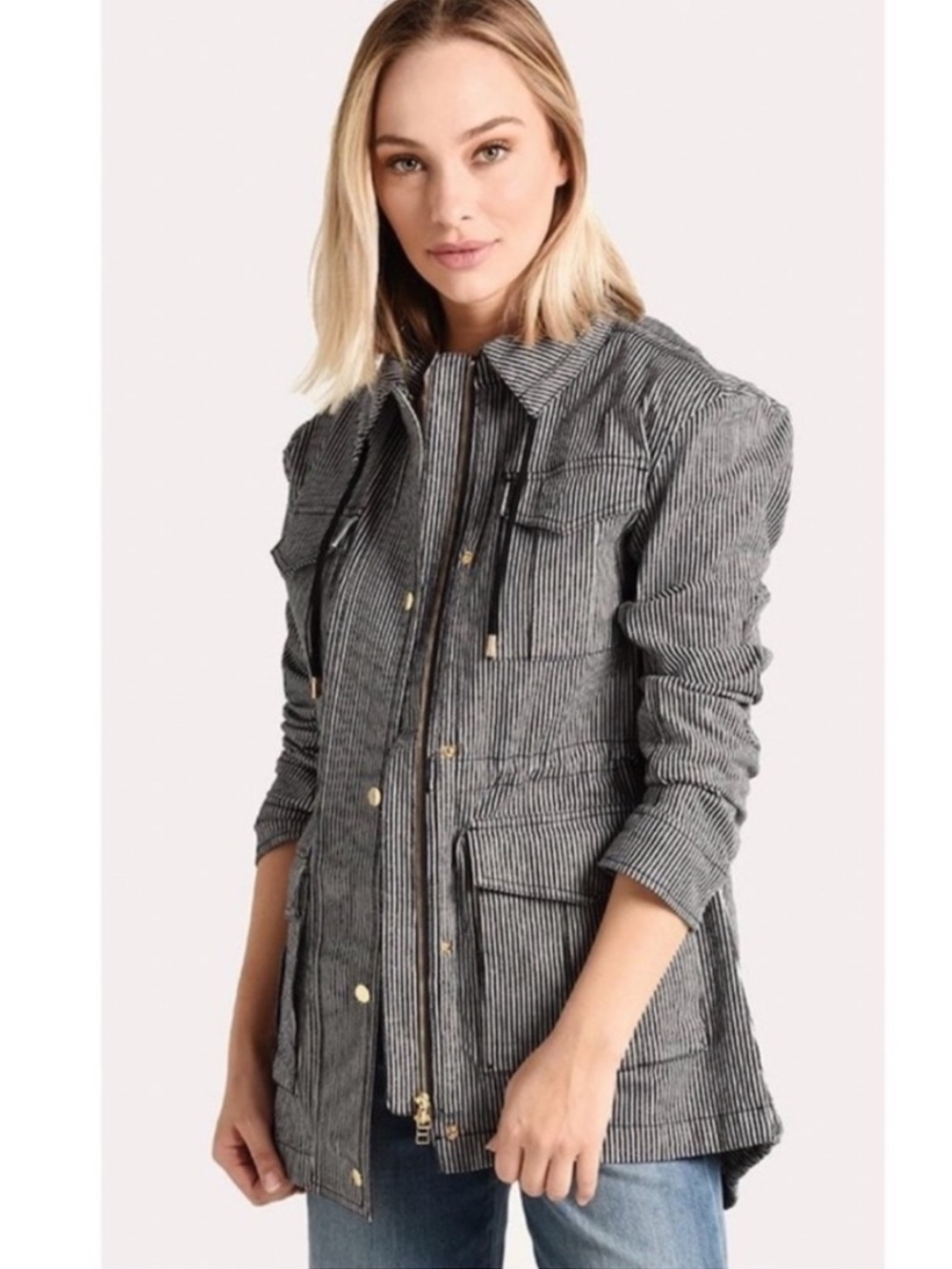 ATM Anthony Thomas Melillo Striped Jacket